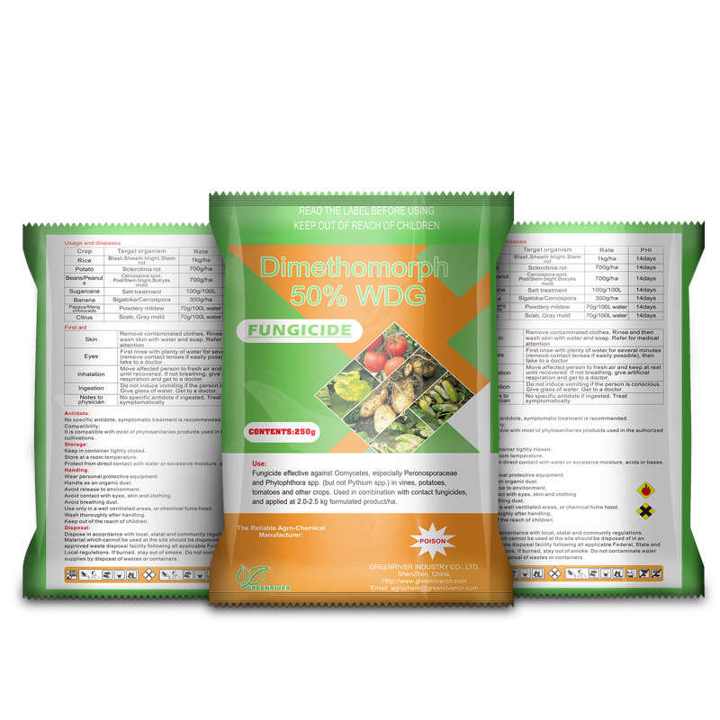 Dimethomorph 50%WP Chemical Fungicides Products 110488-70-5